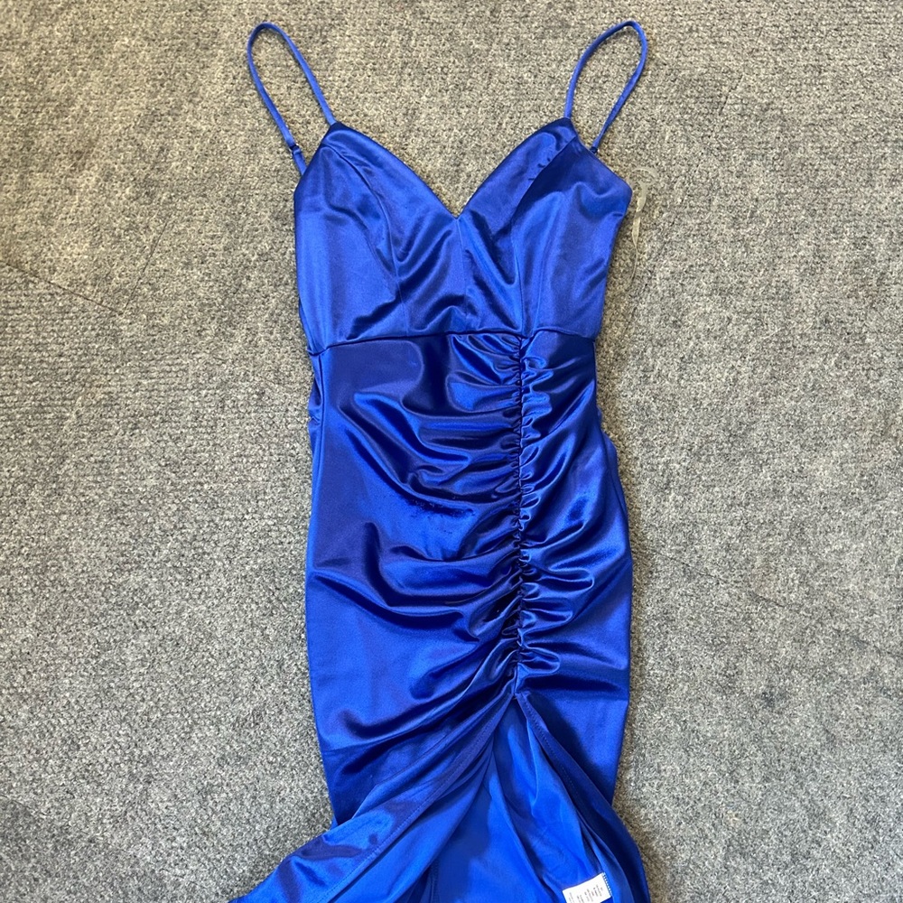 BLUE HOCO DRESS